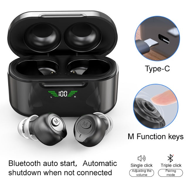 Audífonos Recargables con Bluetooth 16 Canales (Doble)